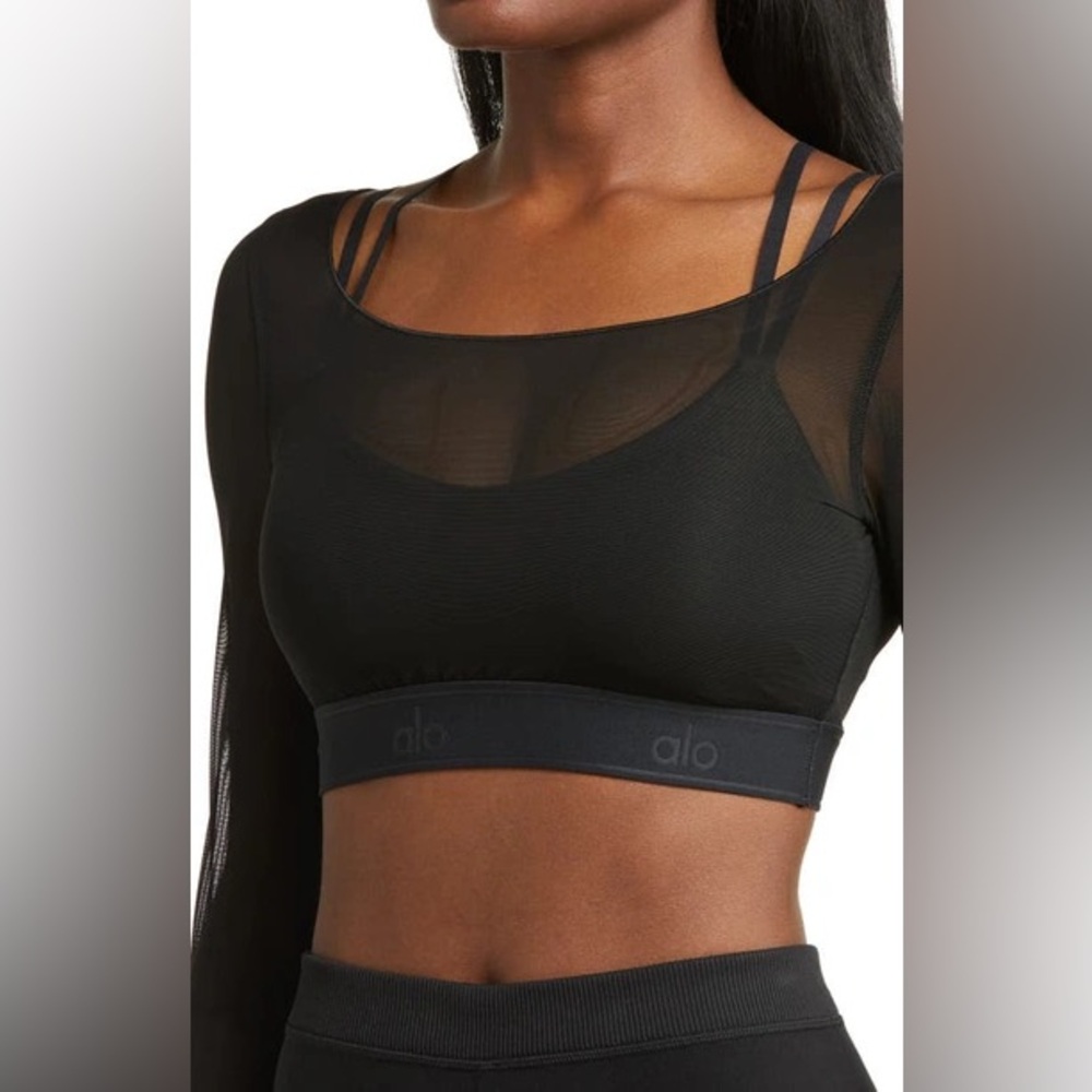 ALO Yoga Black Sports Bra